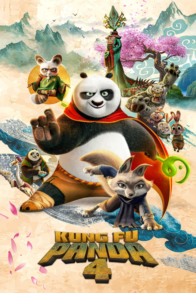 Poster de kung fu panda 4